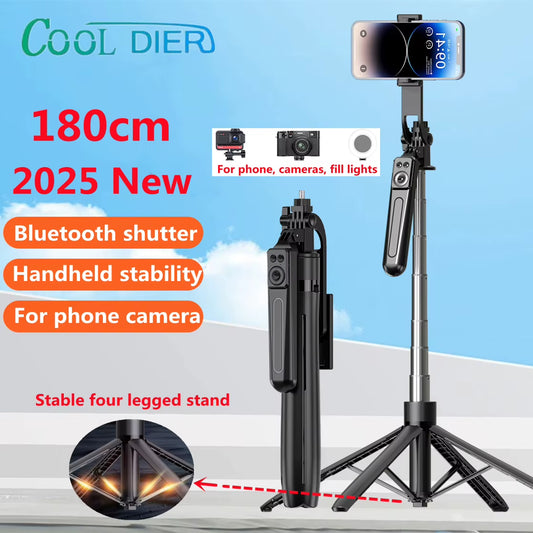 New Tripod for Smartphone Camera,Tripods Stand with Bluetooth Shutter,Wireless Selfie Stick Brackets with Phone Holder