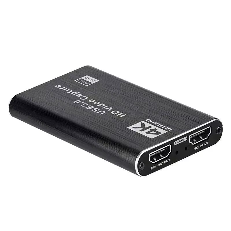 4K USB 3.0 Video Capture Card HDTV 1080P 60Hz HD Video Recorder Grabber for PS4 OBS Game Recording Live Streaming
