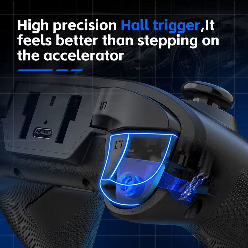 G6 Wireless Bluetooth Mobile Game Controller with Hall Trigger and Hall Joystick Supporting Switch/Pc