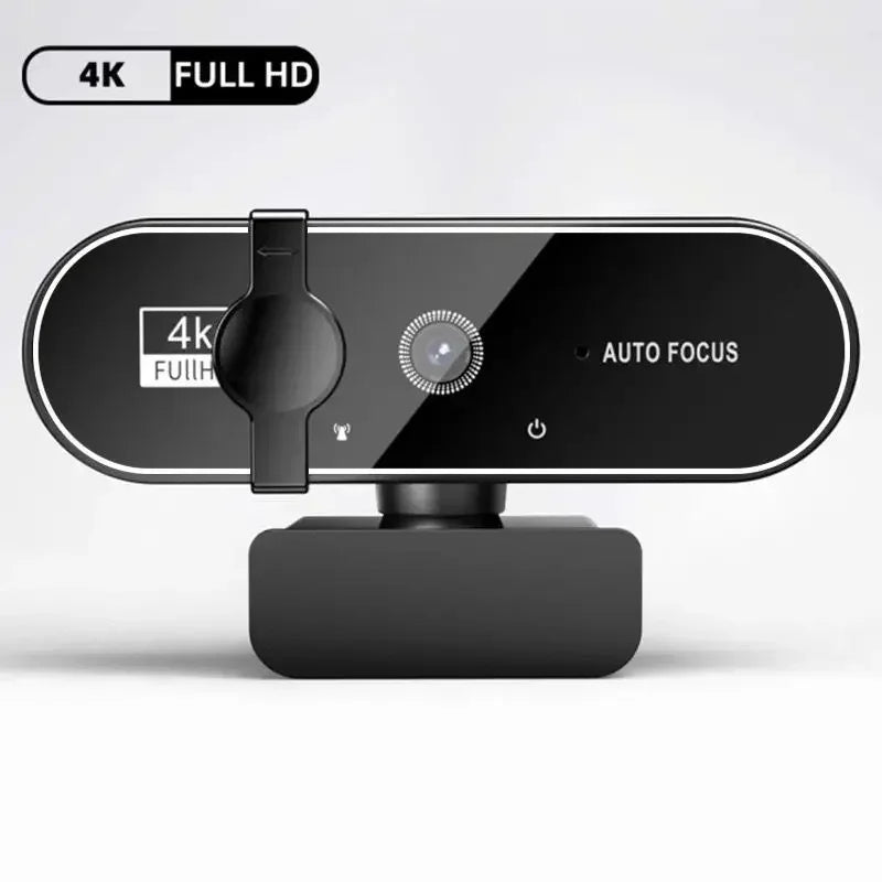 4K Webcam Video Camera 2K Autofocus Streaming Web Cam with Microphone Full HD 1080P Webcams for Pc/Computer/Laptop