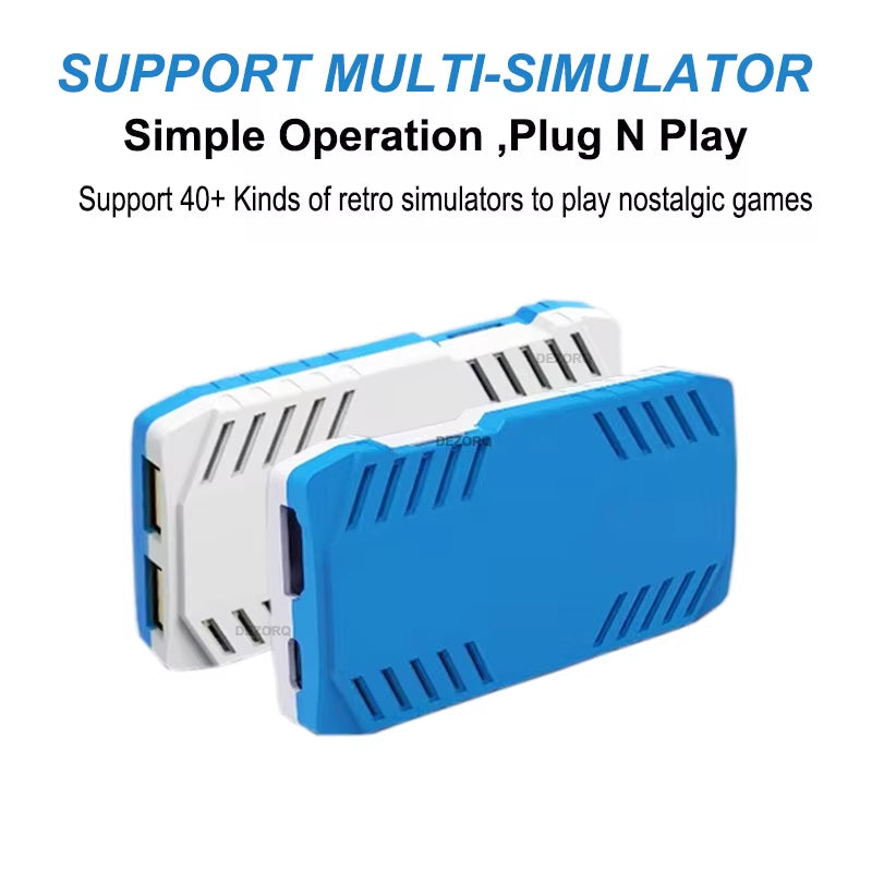 128G X10 PRO Gamestick 4K HD TV Video Game Console 3D Games 40+Simulators S905 X 3 Retro Games Dual 2.4G Controller