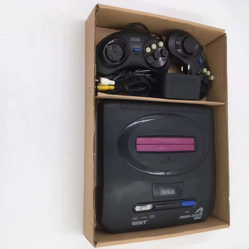 Retro 16Bit Game Console for Sega Mega Drive 2 Old Fashioned MD Game Console(Include 5 Different Kind of Games)
