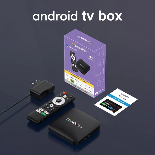 TV Box H96 MAX S905L3 Android 14.0 Set-Top Box BT Remote Control 4K Quad Core Media Player Home Smart Set Top TV Box 2GB 8GB