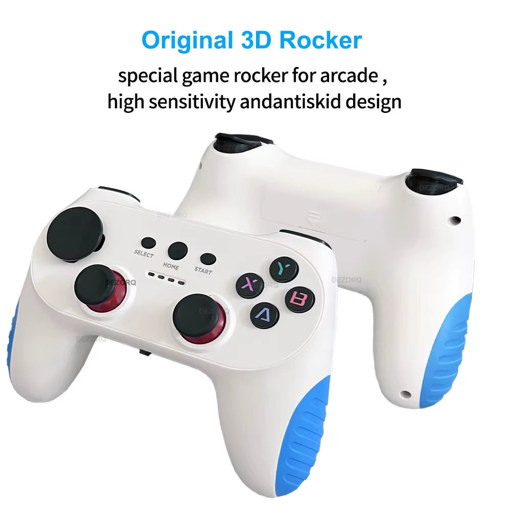 128G X10 PRO Gamestick 4K HD TV Video Game Console 3D Games 40+Simulators S905 X 3 Retro Games Dual 2.4G Controller