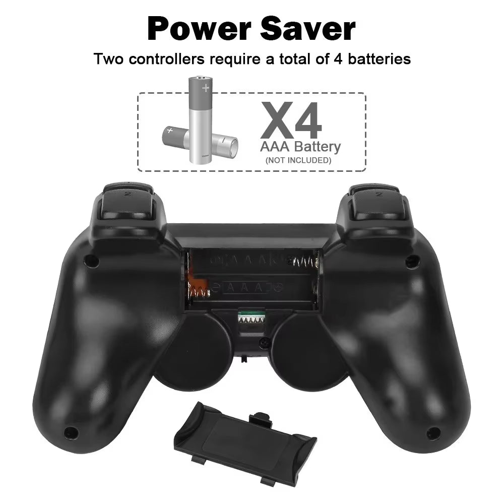 X2 Retro Video Game Console Stick HD 64GB Retro Classical Games Dual Wireless Controllers Video Game Consoles for Gift