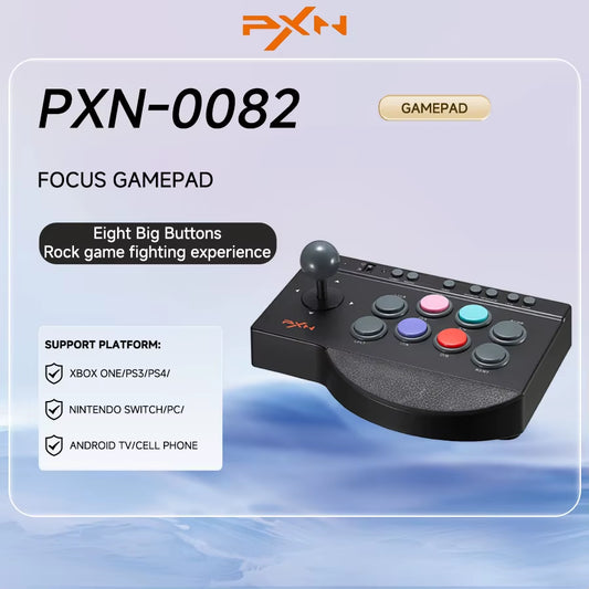 0082 Wired Game Joystick Arcade Console Street Fighter Controller Gaming Joystick for USB Ps3/Ps4/Switch/Pc/Android TV /XBOX