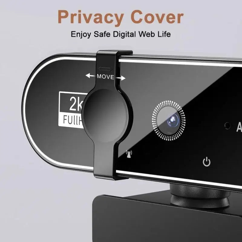 4K Webcam Video Camera 2K Autofocus Streaming Web Cam with Microphone Full HD 1080P Webcams for Pc/Computer/Laptop