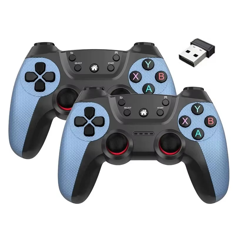 Wireless Doubles Game Controller for Linux/Android Phone for Game Box Game Stick PC Smart TV Box 2.4G Gamepad Joystick