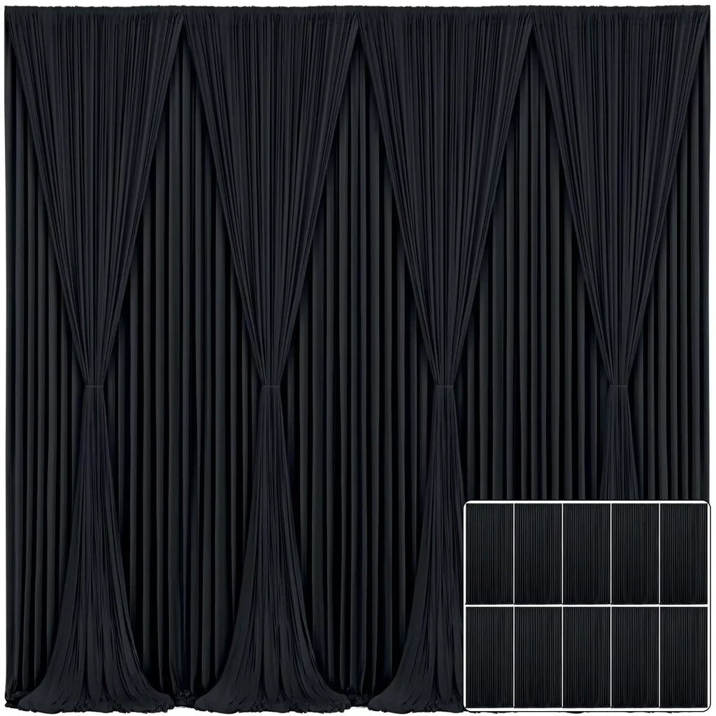 2PCS Sage Green Backdrop Curtain for Party Wedding Wrinkle Free Photo Curtains Backdrop Drapes Fabric Decoration for Baby Shower
