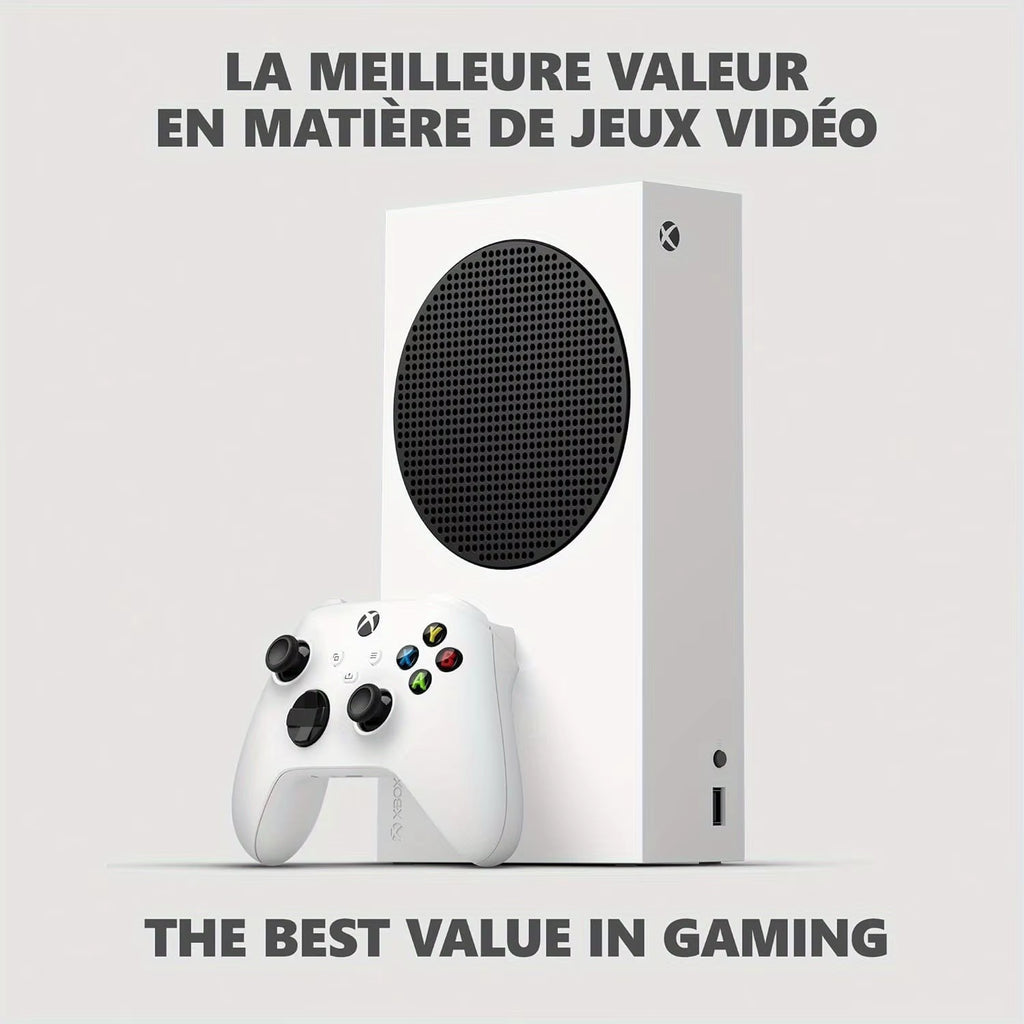 Xbox Series S 512GB All-Digital Console by  – Compact Next-Gen Gaming, High-Speed Load Times – White