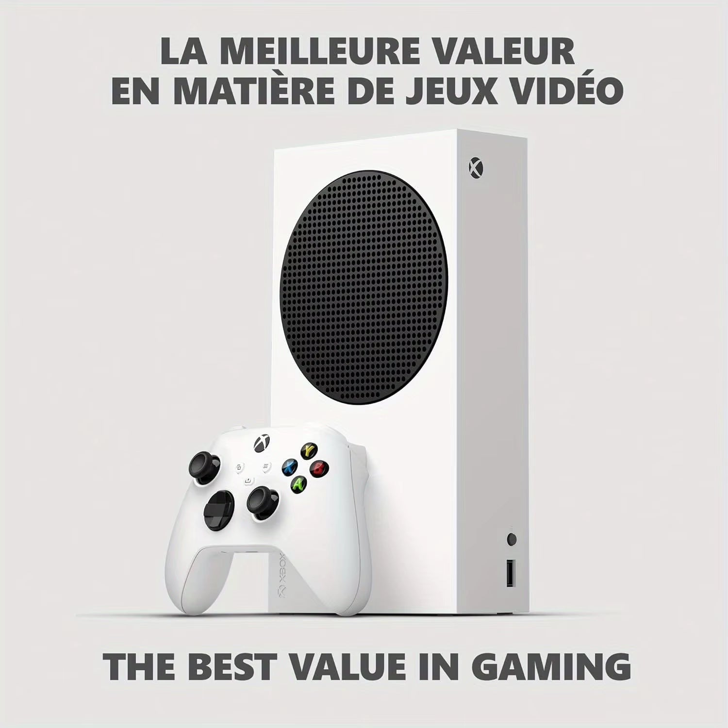 Xbox Series S 512GB All-Digital Console by  – Compact Next-Gen Gaming, High-Speed Load Times – White