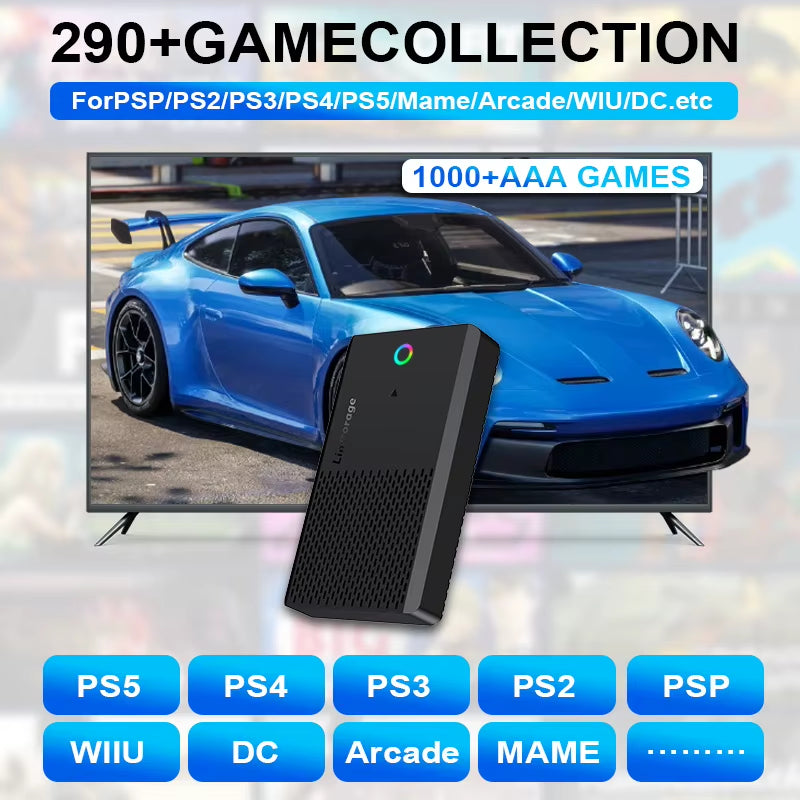 14TB Gaming HDD with Hyperspin Launchbox Retrobat Playnite Coinops 98K+ Retro Video Games Console for PS5/PS4/PS3/SWITCH