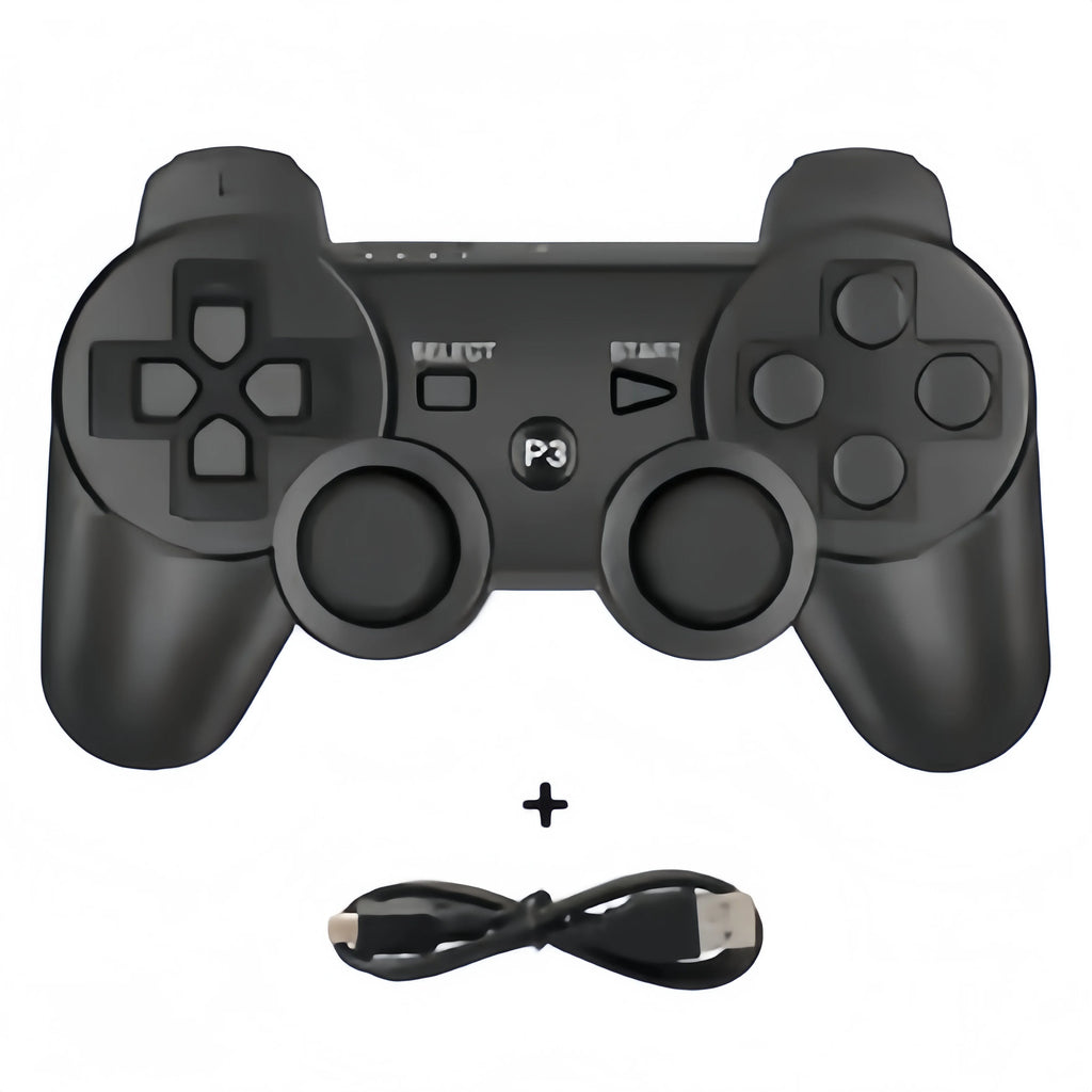 Wireless Bluetooth Gamepad for PS3 - SIXAXIS Motion Controller with USB Charging Cable, Compatible with Sony Playstation 3