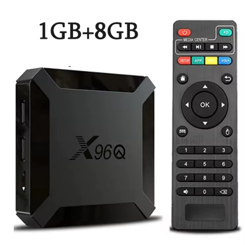 Q TV Box Android 10.0 4K Allwinner H313 Quad Core 2.4G Wifi Google Player Youtube Media Player  2GB 16GB Smart Set Top Box