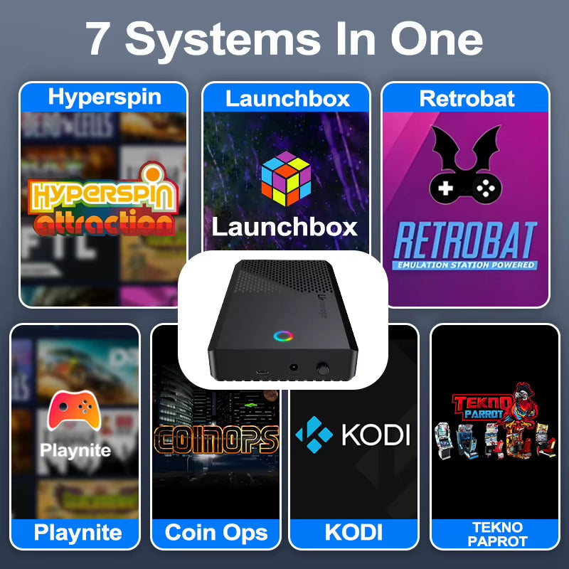 14TB Gaming HDD with Hyperspin Launchbox Retrobat Playnite Coinops 98K+ Retro Video Games Console for PS5/PS4/PS3/SWITCH