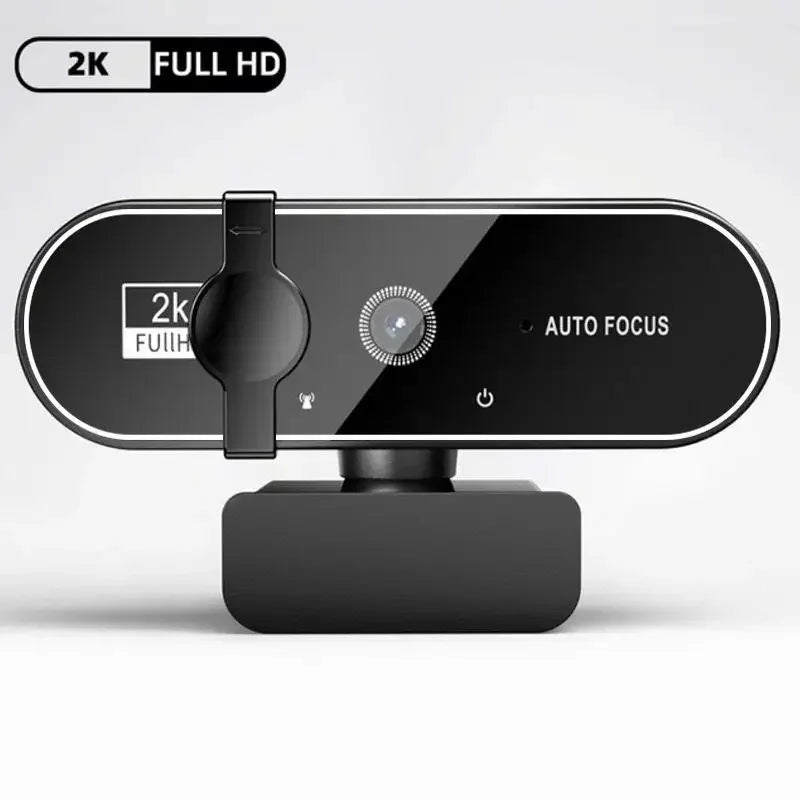 4K Webcam Video Camera 2K Autofocus Streaming Web Cam with Microphone Full HD 1080P Webcams for Pc/Computer/Laptop