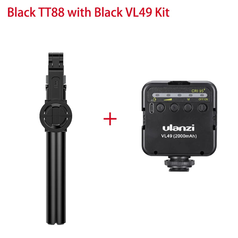 TT88 1.44M Overhead Selfie Stick Phone Tripod with Magnetic Clamp Wireless Remote Extension Tripod for Livestreaming Vlog