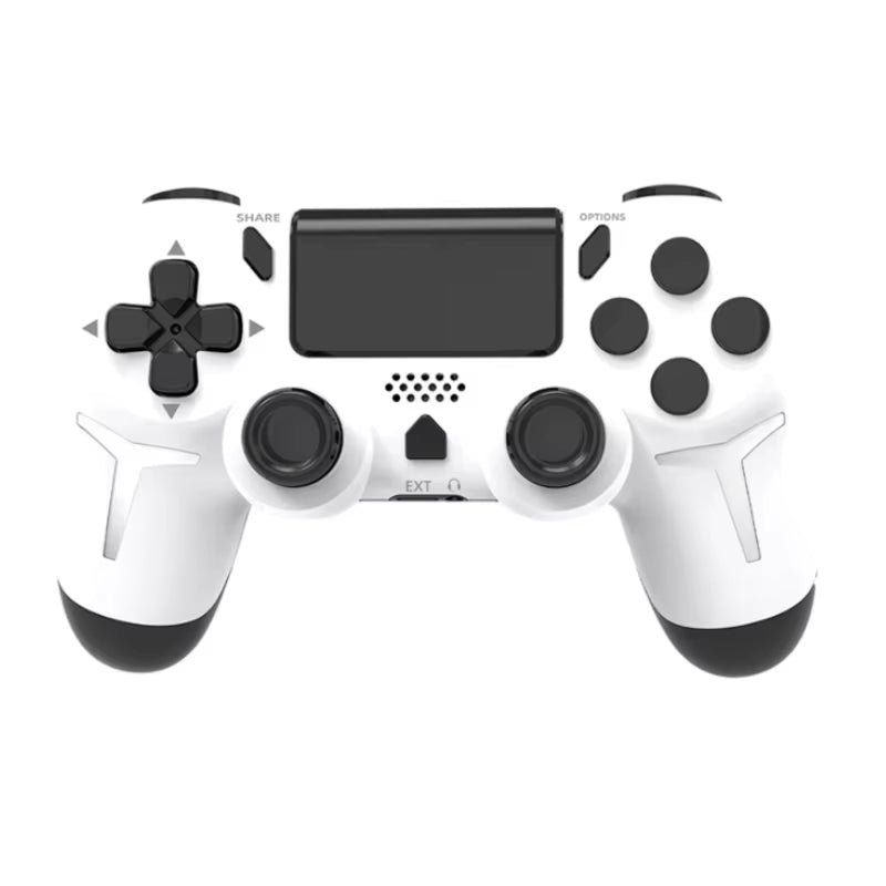 GAMINJA 6-Axis Gyroscope Dual Vibration with Touch Pad Wireless Gamepad Bluetooth Controller for PS4 PS3 Console Computer PC