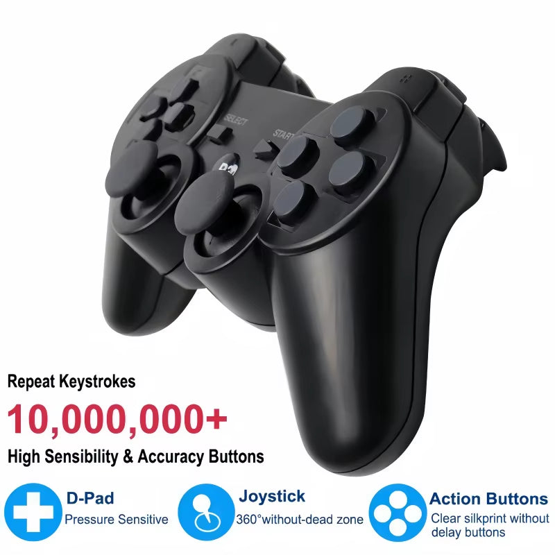 Wireless Bluetooth Gamepad for PS3 - SIXAXIS Motion Controller with USB Charging Cable, Compatible with Sony Playstation 3