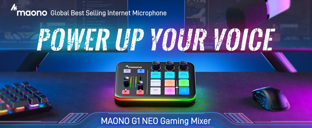 MAONO G1 NEO audio mixer product view